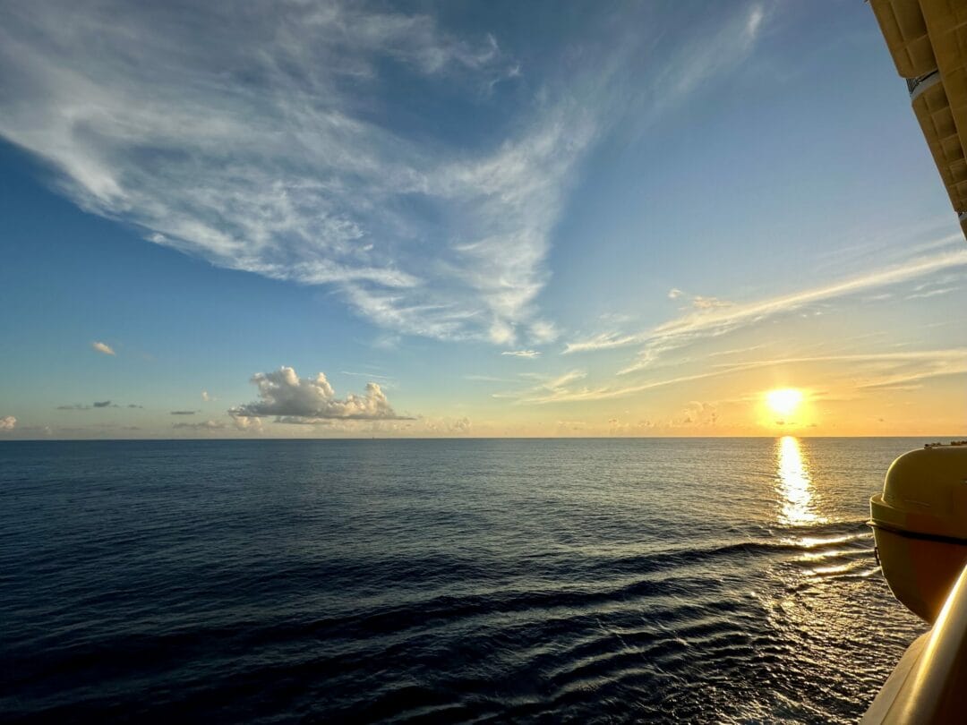 Sunset at sea Sunset at sea