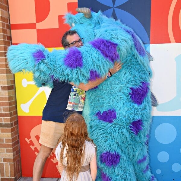 Hugs from Sulley at Pixar Place