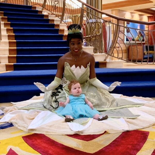 Princess Tiana aboard Disney Cruise Line