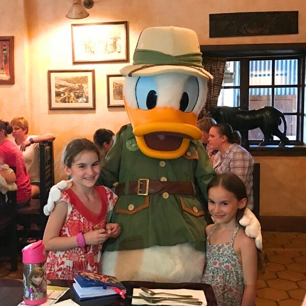 Donald Duck at Tusker House