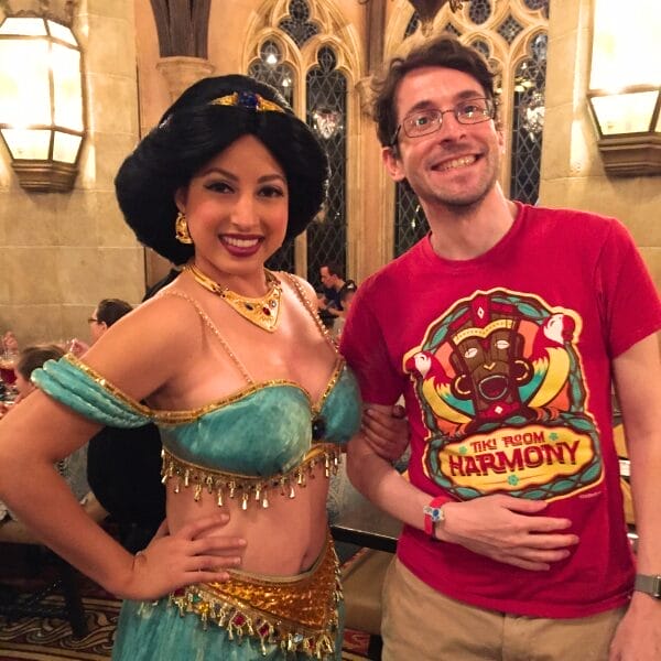 Princess Jasmine at Cinderella's Royal Table