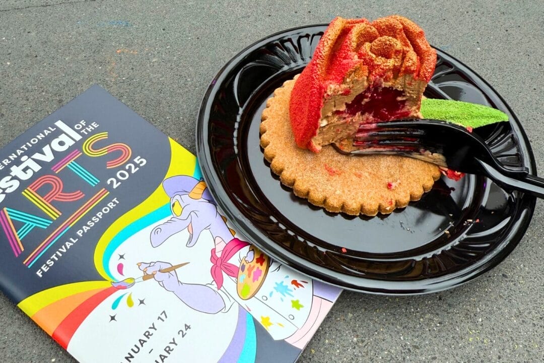 rose A delicious chocolate rose dessert at the Festival of the Arts