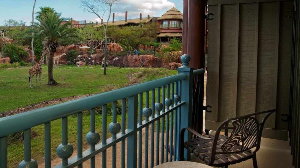 Disney World Resort: Animal Kingdom Villas Jambo House Balcony View