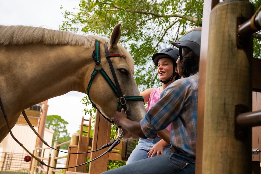 Disney World Resort: Fort Wilderness Campgrounds Horse Riding