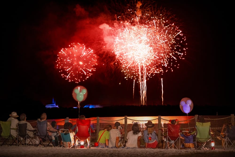 Disney World Resort: Fort Wilderness Campgrounds Fireworks View