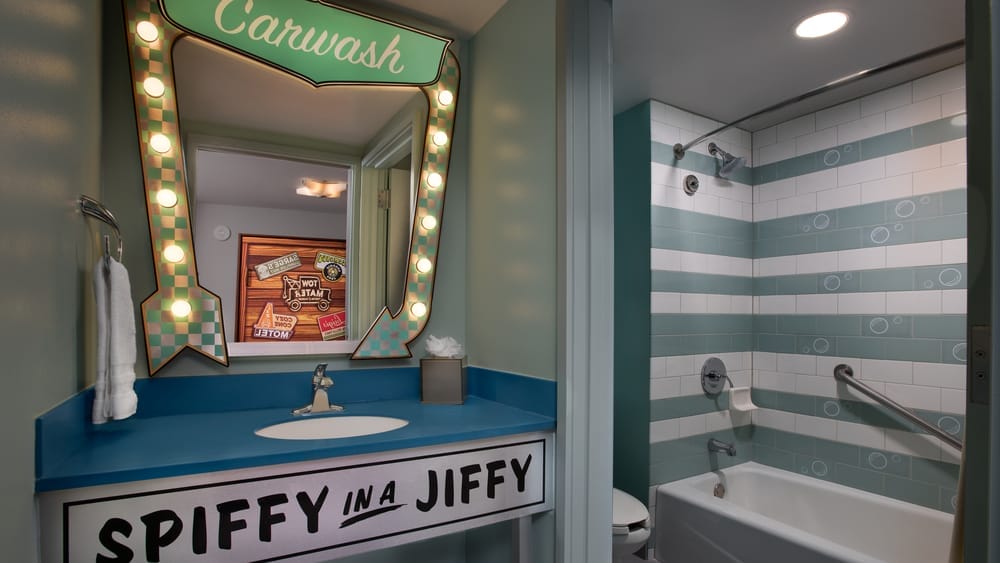 Disney World Resort: Art of Animation Family Suite Bathroom