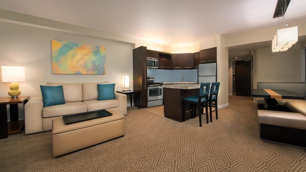 Disney World Resort: Bay Lake Tower Living Room