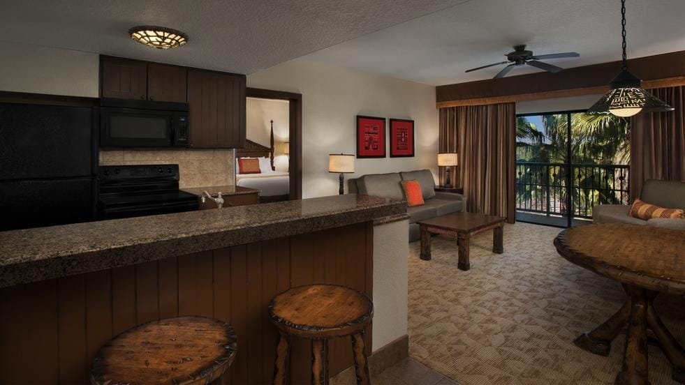 Disney World Resort: Animal Kingdom Villas Kidani Village Living Room